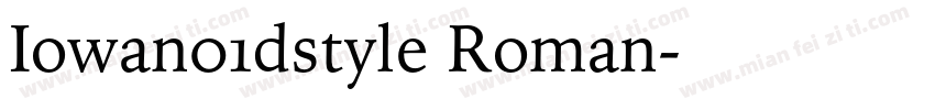 Iowan01dstyle Roman字体转换
